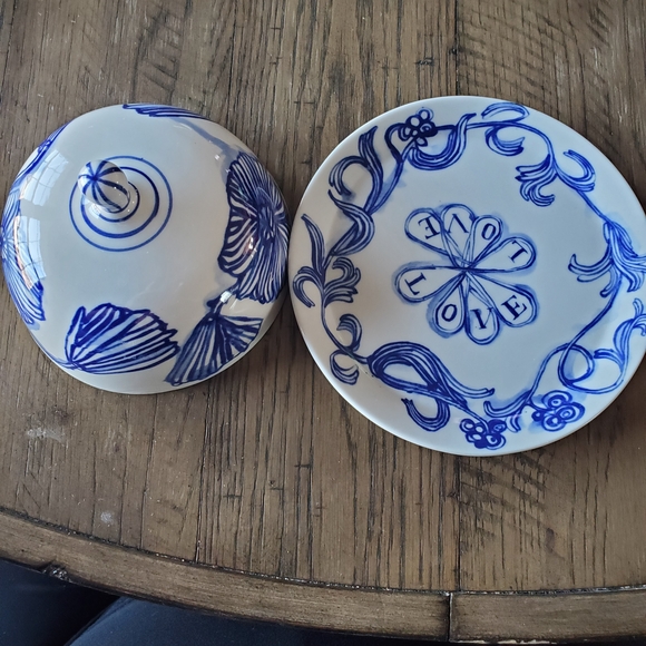 Anthropologie RUAN HOFFMAN Jardin Des Plantes Butter Dish - Picture 2 of 4